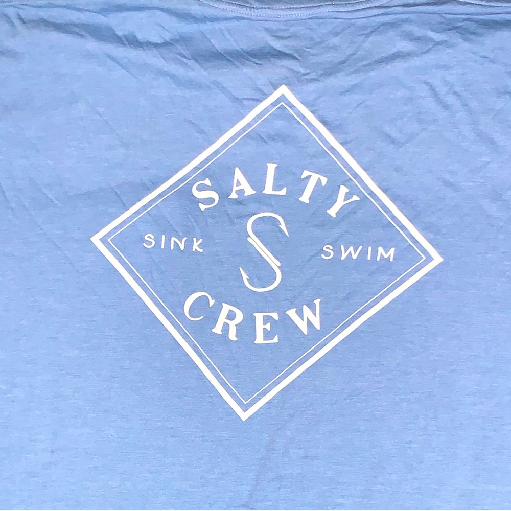 Salty Crew Graphic T-Shirt | Light Blue | Short Sleeve | XXL